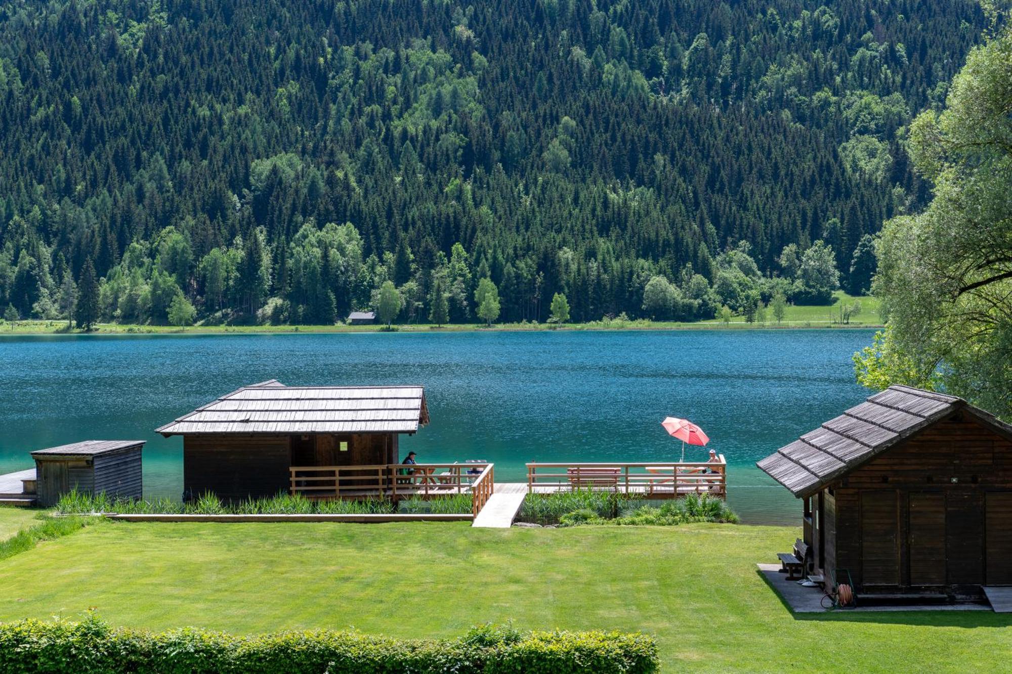 Draxl-Hof Ferienwohnungen Weissensee Exterior foto